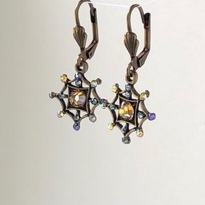 Anne Koplik vintage look crystal earrings